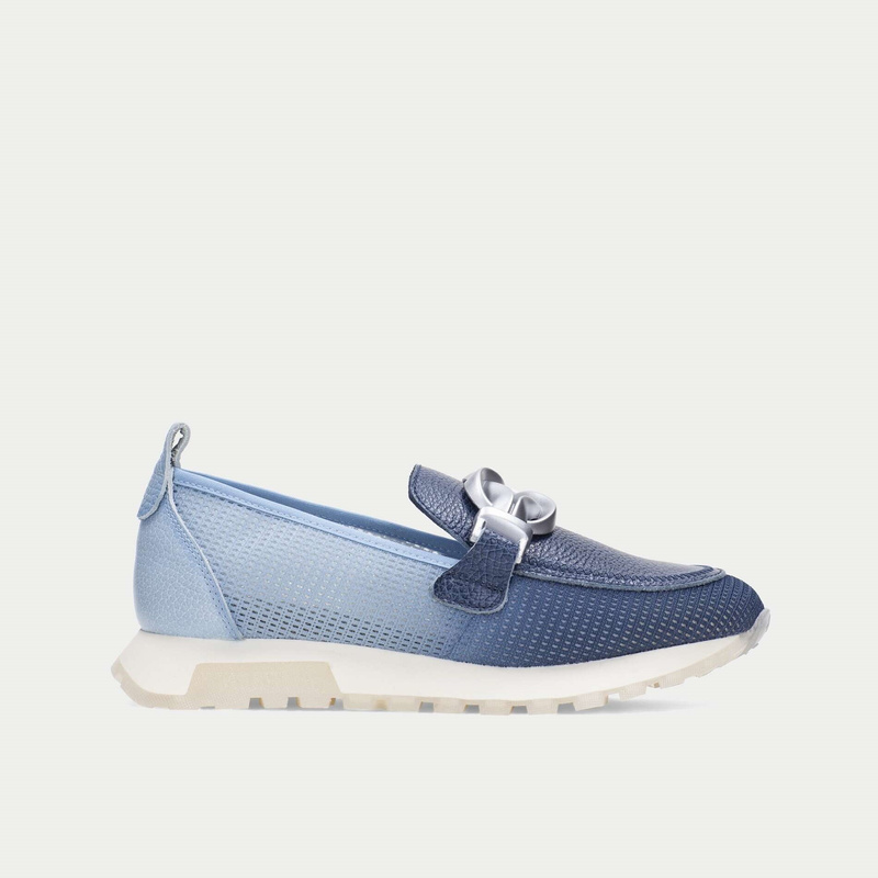 Hiszpańskie półbuty - HISPANITAS SHV264520 NIEBIESKIE