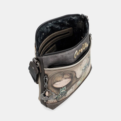 Prostokątna listonoszka damska - ANEKKE REAL 41703-069