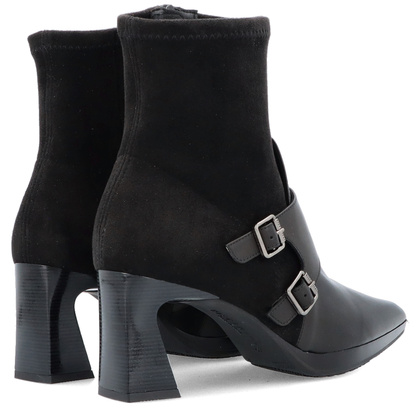 Hiszpańskie botki z klamerkami - HISPANITAS HI254304 CZARNE