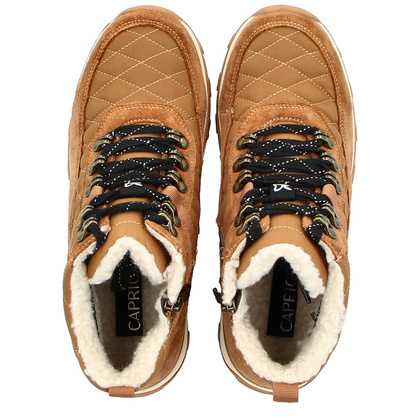 Trapery damskie z kożuszkiem - CAPRICE 9-26227-43 CAMEL