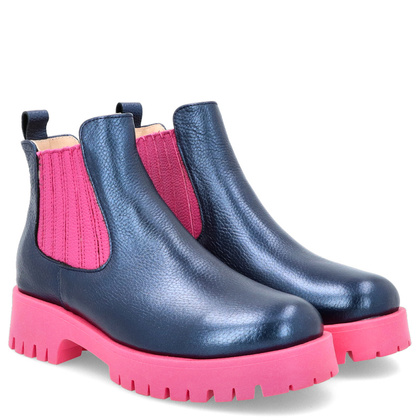 Kolorowe sztyblety - TYMOTEO A1001 RÓŻ GRANAT