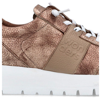 Hiszpańskie sneakersy premium - WONDERS A-2492 ZŁOTE