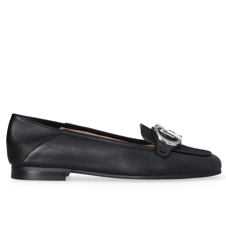 Eleganckie półbuty premium - LIU JO EMEL 03 MONOGRAM CZARNE