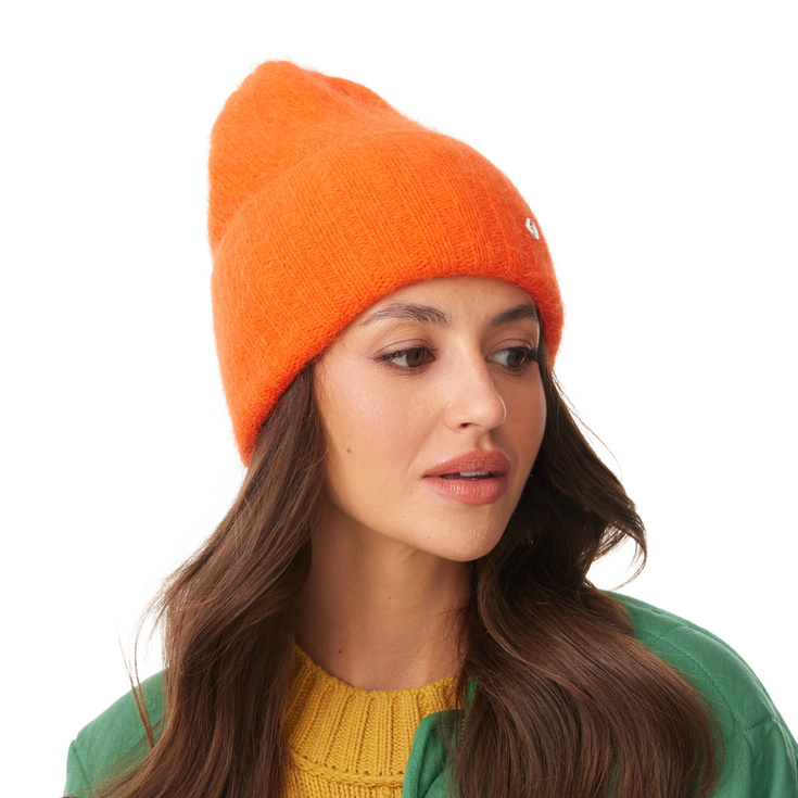 Czapka damska - RABIONEK CDZ22.01 POMARAŃCZOWA