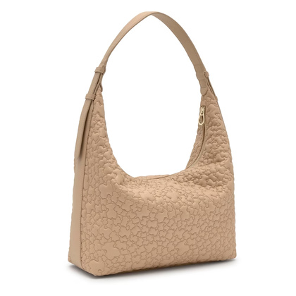 Torebka damska na ramię - TOUS PUFFY BEAR SAND 2002304804