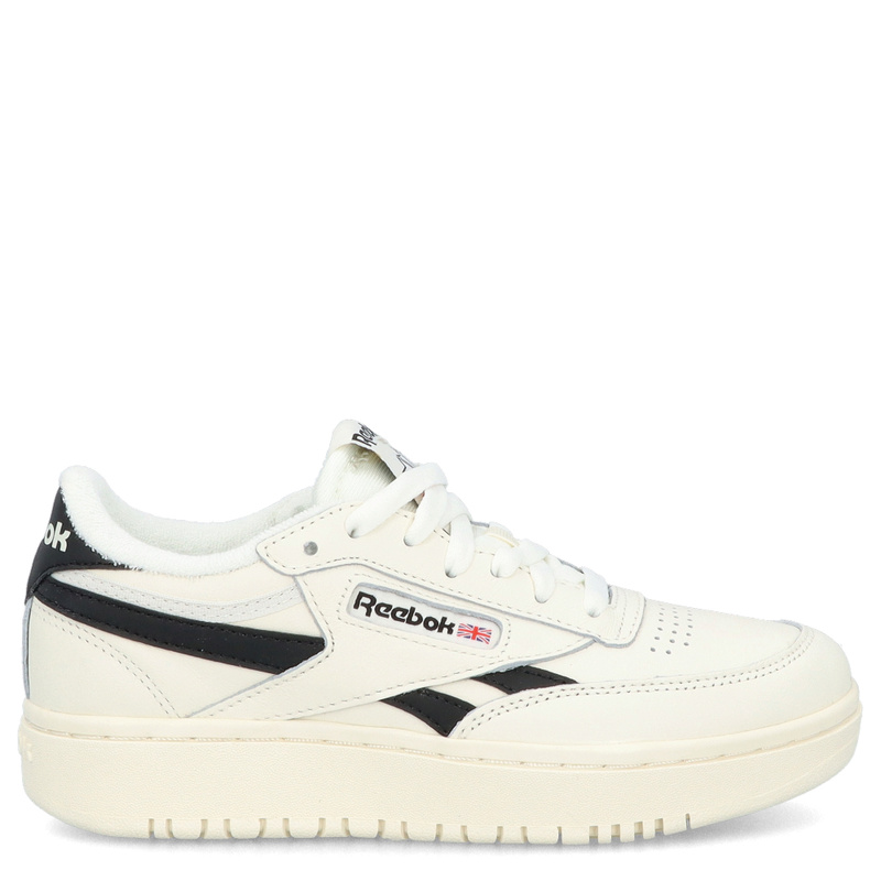 Sneakersy damskie - REEBOK CLUB C DOUBLE REVENGE H04190 BIALO-CZARNE