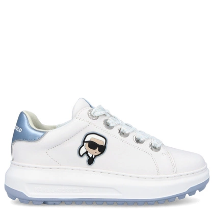 Sneakersy damskie - KARL LAGERFELD KAPRI KL67530 BIAŁE