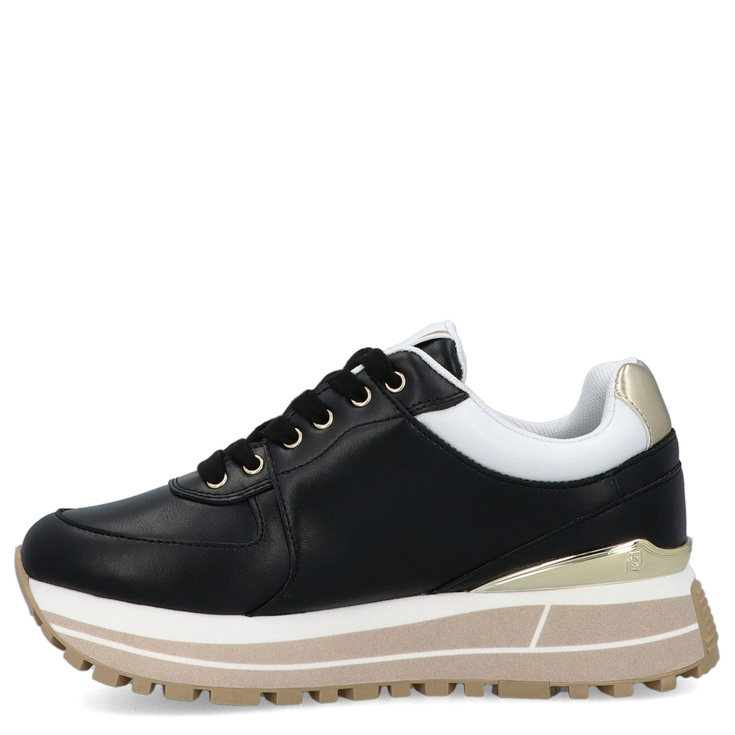 Sneakersy premium - LIU JO MAXI WONDER 87 CZARNE