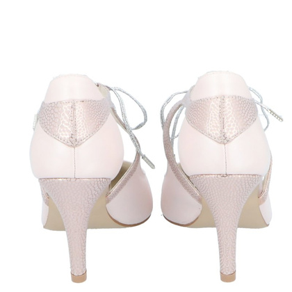 Buty ślubne - TYMOTEO BADIA PERŁOWO RÓŻOWE