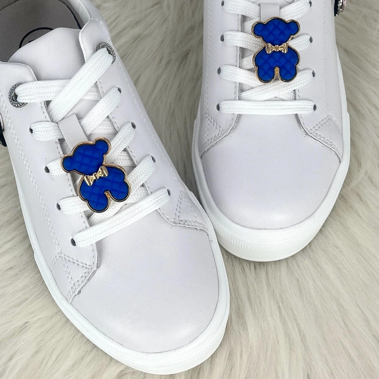 Ozdoby do sznurówek DUŻE MISIE - TYMOTEO LOVE SZ12 NIEBIESKIE