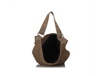 Torebka skórzana worek - TOSCANIO A284 CIEMNY BEŻ