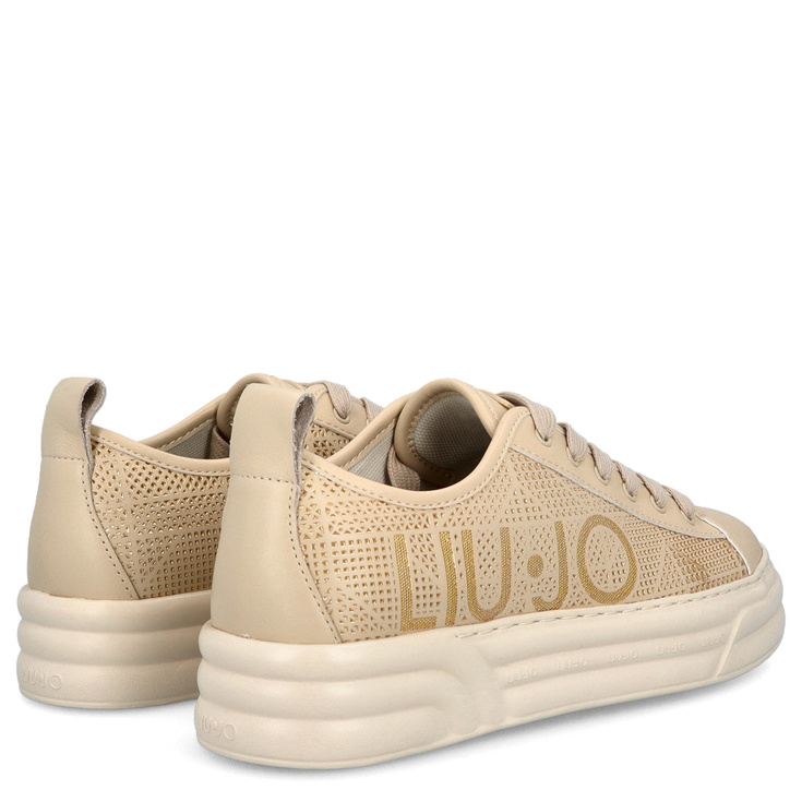 Sneakersy premium  - LIU JO CLEO 26 BF4031 P0102 BEŻOWE