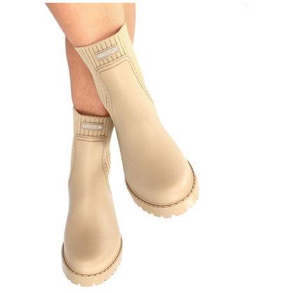 Krótkie kalosze premium - UNISA AYNAR BEŻOWE