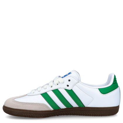 Sneakersy niskie - ADIDAS SAMBA OG BIAŁO-ZIELONE