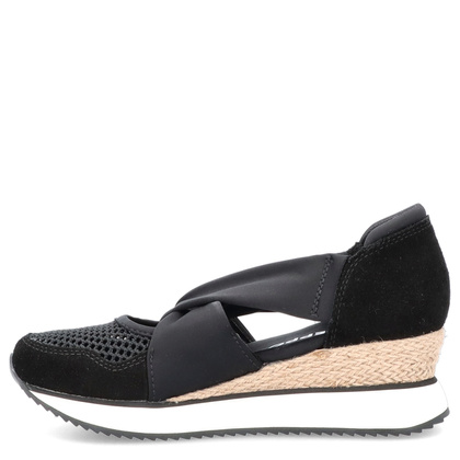 Hiszpańskie sneakersy na koturnie - GIOSEPPO 74059 CZARNE