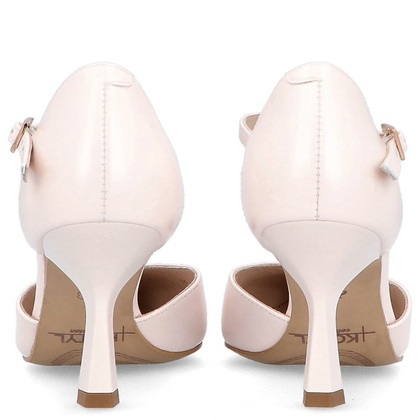 Szpilki z paskami - KOTYL 3793 PERŁOWO RÓŻOWE