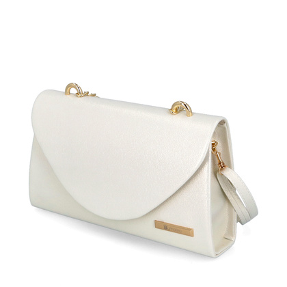 Torebka wizytowa z łańcuszkiem - TYMOTEO 205 ZŁOTA