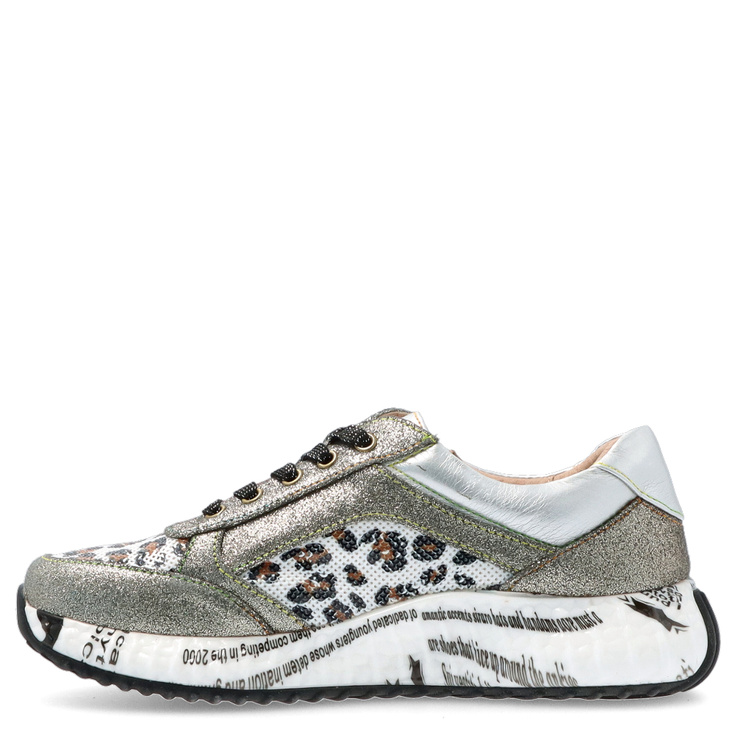Modne sneakersy damskie - LAURA VITA BURTON 11 SZARE