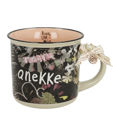 Kubek porcelanowy PEACE AND LOVE - ANEKKE 38485-104