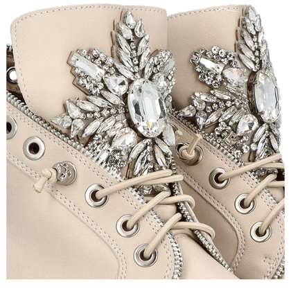 Hiszpańskie botki premium - ALMA EN PENA I240750 BEŻOWE