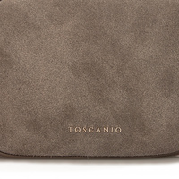 Klasyczna listonoszka ze skóry- TOSCANIO G88 CIEMNY BEŻ