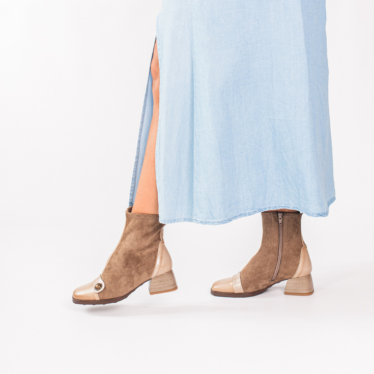 ZESTAW BUTY + TOREBKA - HISPANITAS HI254219 TOSCANIO G100 BEŻOWY