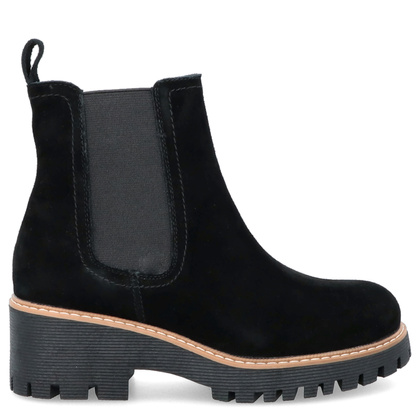 Skórzane sztyblety damskie - FILIPPO DBT4805/24 CZARNE