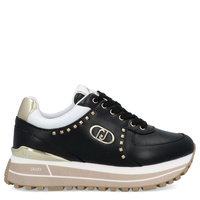Sneakersy premium - LIU JO MAXI WONDER 87 CZARNE