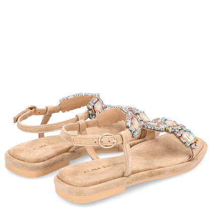 Hiszpańskie sandały - ALMA EN PENA V240823 BEŻ