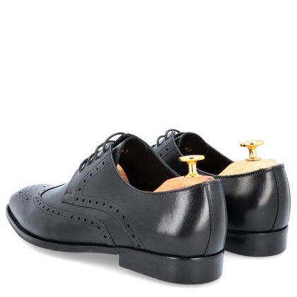 Wizytowe półbuty męskie - TAPI C-6688 CZARNE