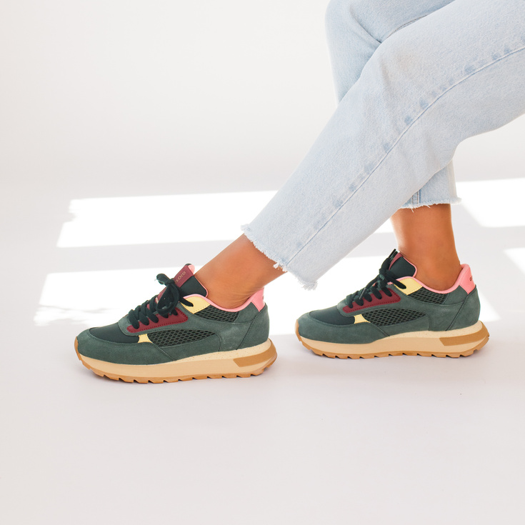 Hiszpańskie sneakersy - GIOSEPPO 76467 ZIELONE