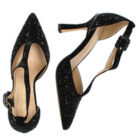 Hiszpańskie szpilki z paskiem - ALMA EN PENA V250410 CZARNE