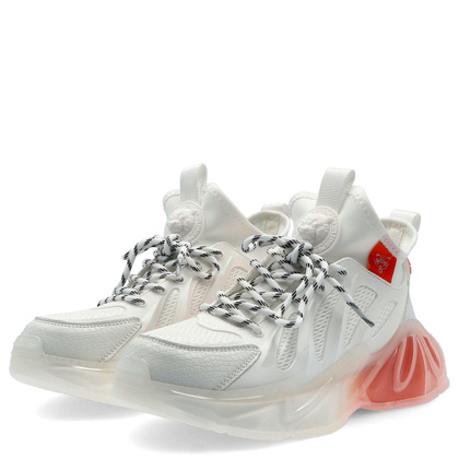 Sneakersy premium - PLEIN SPORT PACS USC0435 BIAŁE