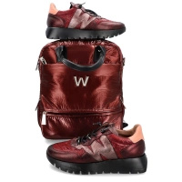 ZESTAW BUTY I PLECAK - WONDERS A-2491 WB52006 BORDOWY
