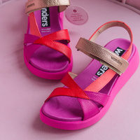 Lekkie hiszpańskie sandały - WONDERS C-6552 MULTIKOLOR