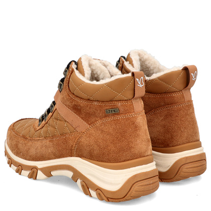 Trapery damskie z kożuszkiem - CAPRICE 9-26227-43 CAMEL