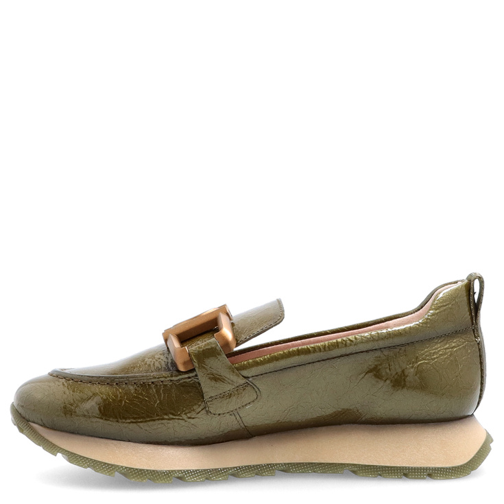 Hiszpańskie półbuty lakierowane - HISPANITAS HI254386 KHAKI