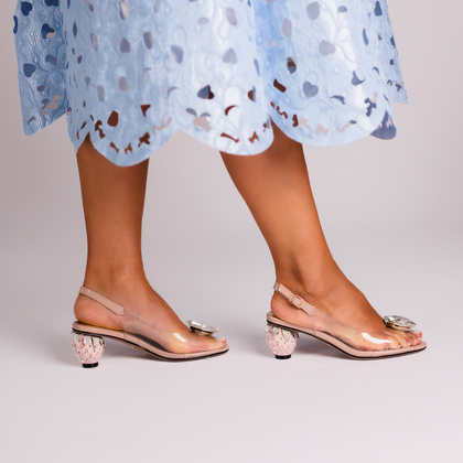 Sandały silikonowe - SCAVIOLA S-365 RÓŻOWE