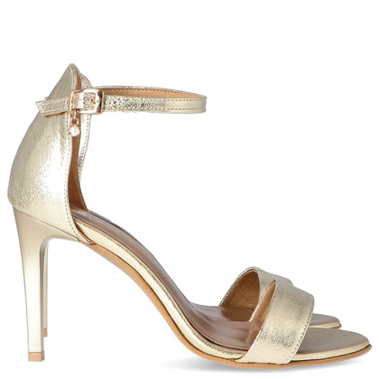 Sandały na szpilce - TYMOTEO LALA ZŁOTE