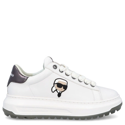 Sneakersy męskie - KARL LAGERFELD KAPRI LUG KL57530 BIAŁE