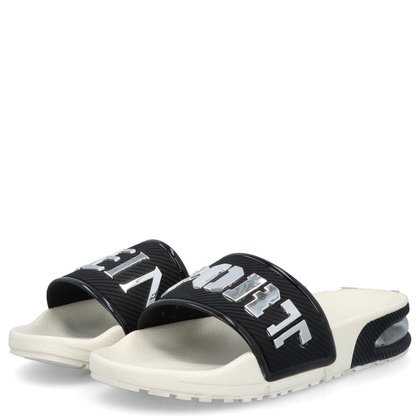 Klapki premium - PLEIN SPORT PACS USG0028 BIAŁO-CZARNE