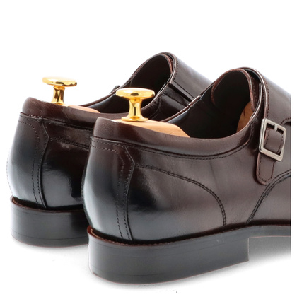 Eleganckie półbuty męskie - JOHN DOUBARE J1856-206-A28 BRĄZOWE