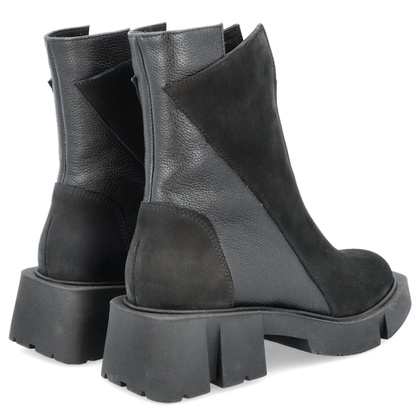 Wygodne botki ze skóry - TYMOTEO 2164/1 CZARNY