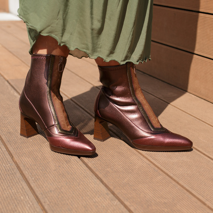 Hiszpańskie botki z zamkiem - HISPANITAS CHI254186 MULTIKOLOR