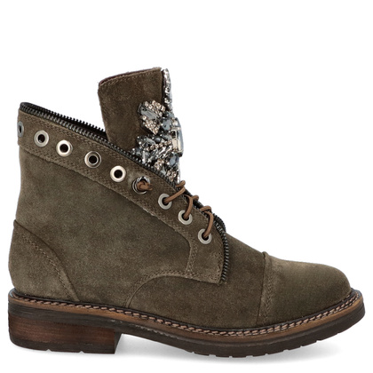 Hiszpańskie botki premium - ALMA EN PENA I240750 KHAKI