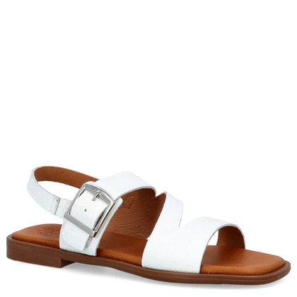 Eleganckie sandały ze skóry - OH! MY SANDALS 5581 BIAŁE