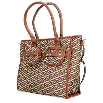 Torebka na ramię - PEPE MOLL 222300 BRĄZOWA