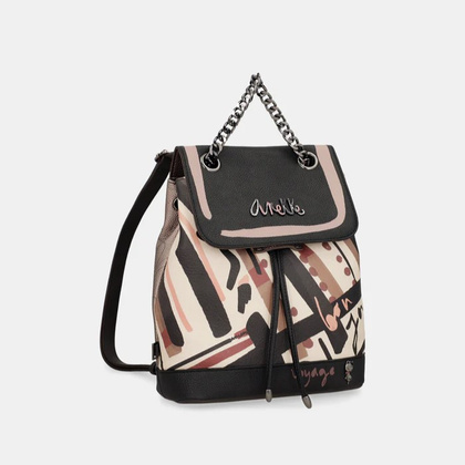 Plecak damski z klapką - ANEKKE ANEKKE MADEMOISELLE PARISIAN 41815-173