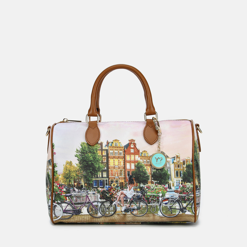 Torebka damska kuferek -YNOT YES-S318S5 FLOWER RIVER