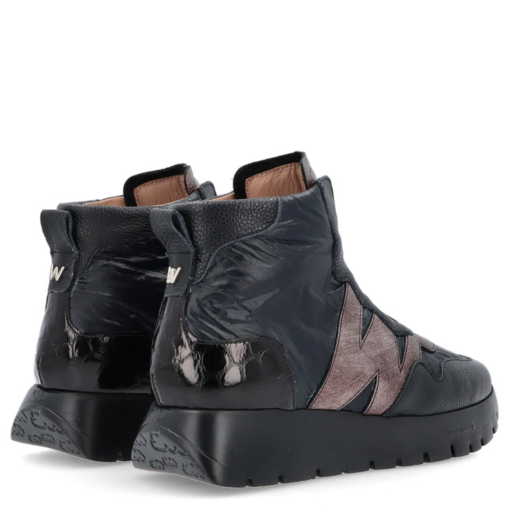 ZESTAW BUTY I TOREBKA - WONDERS A-2493 WB-54025 CZARNY
